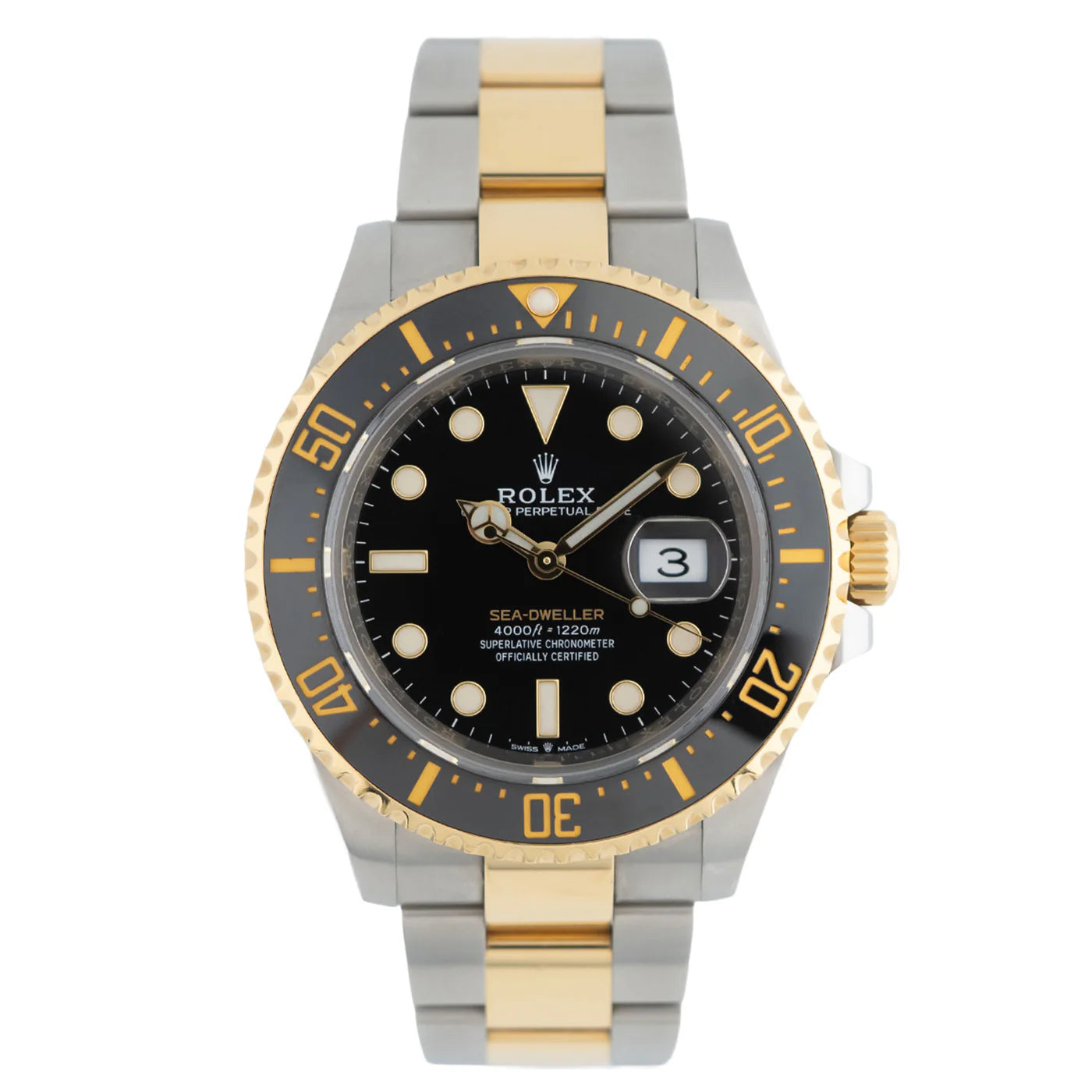 ROLEX - SEA-DWELLER - 43MM - GOLD und SILBER