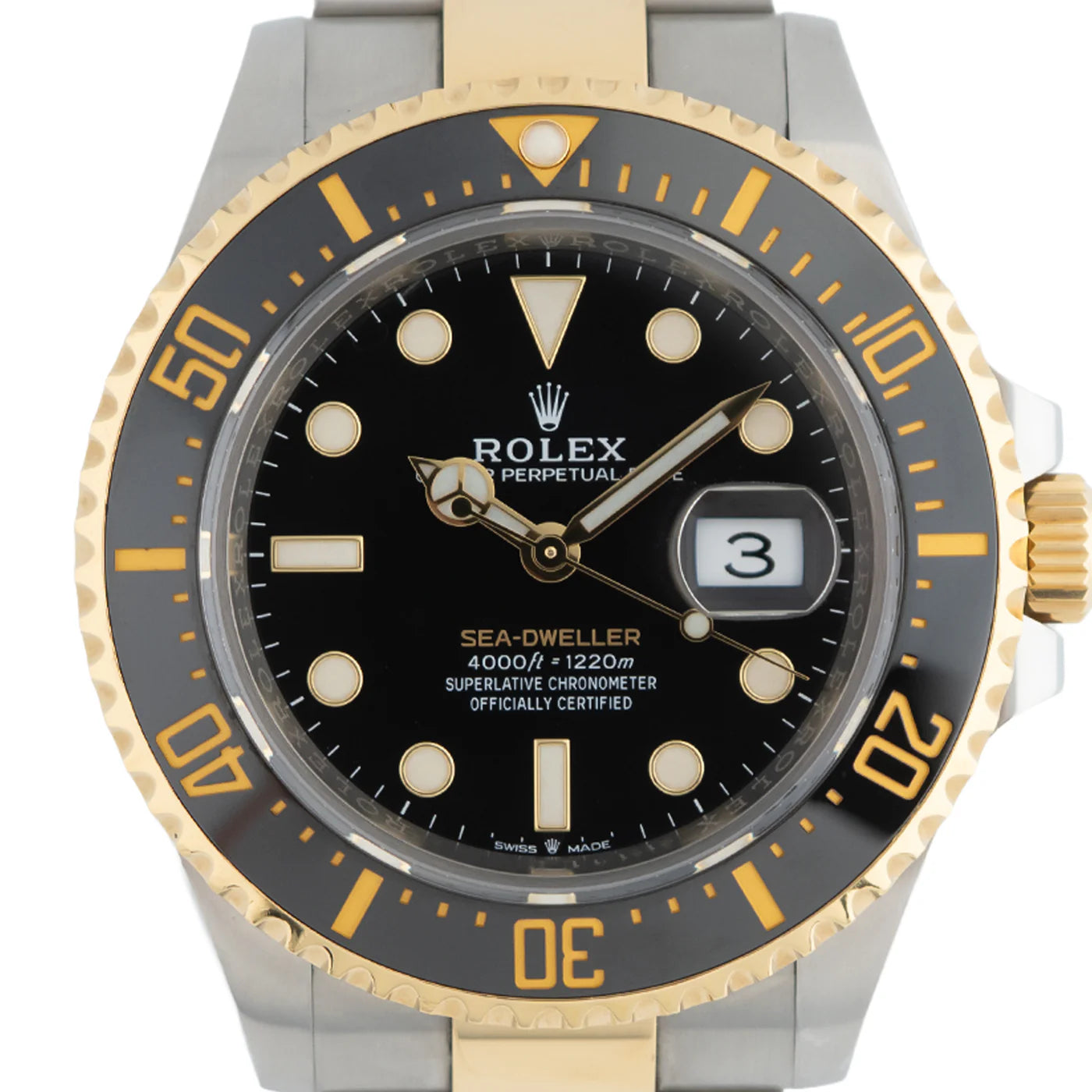 ROLEX - SEA-DWELLER - 43MM - GOLD und SILBER